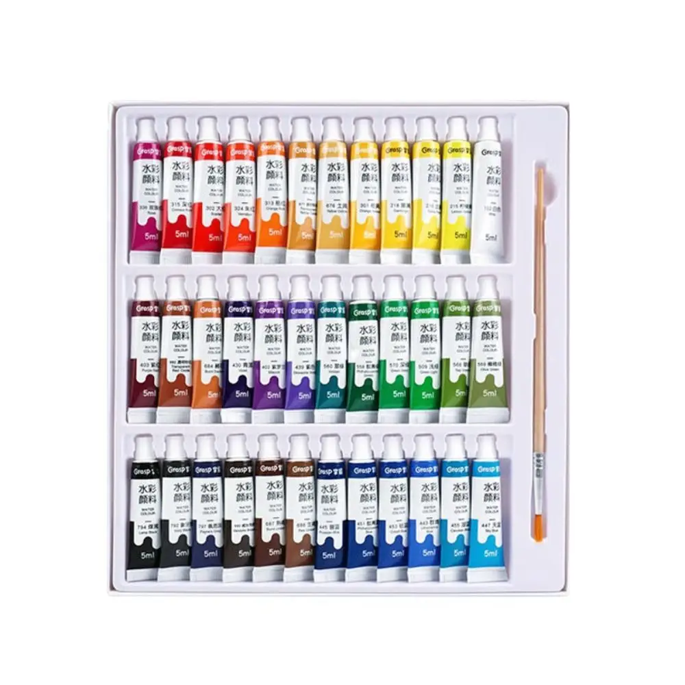 Watercolor 0.17 Fl Oz Tubes 5ml Watercolor Paint Set For Artists