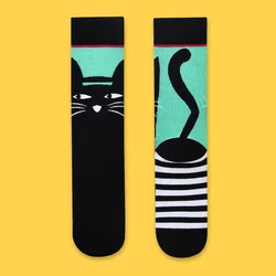 Vibrant Cotton Animal Print Women's Socks - Trendy & Unique Design - One Size (17)