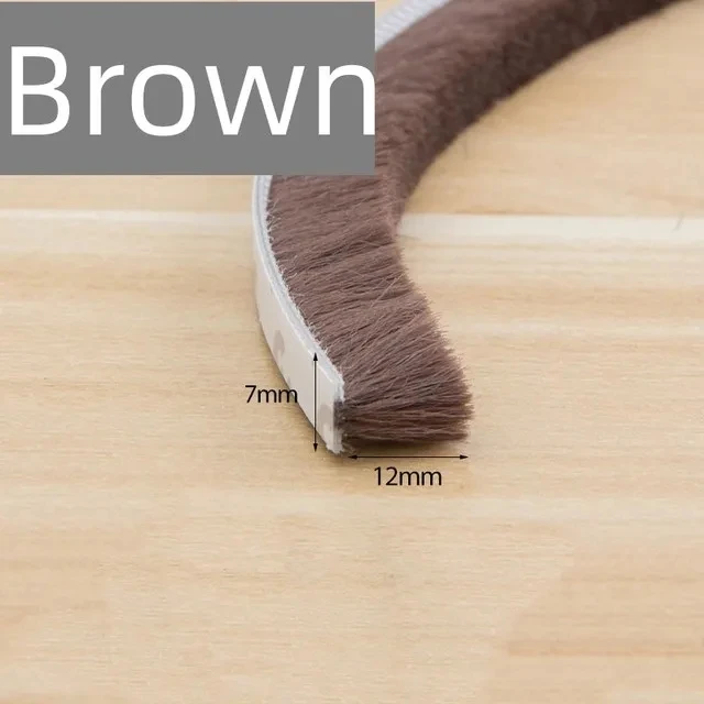 10-Meter Self-Adhesive Soundproof Door and Window Sealing Strip