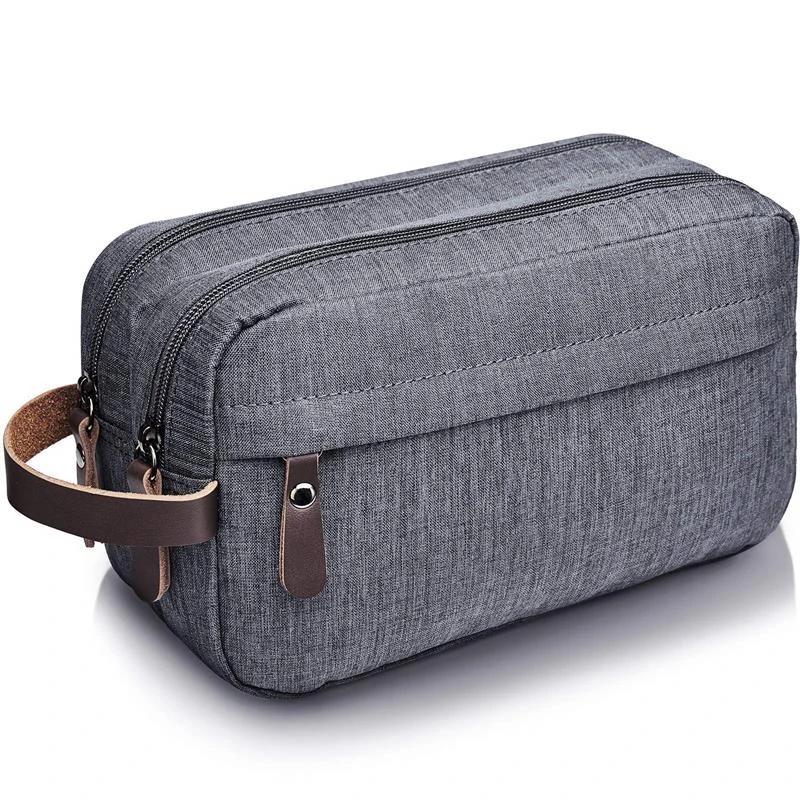 Toiletry Bag for Men Small Nylon Dopp Kit Lightweight Travel Shaving
