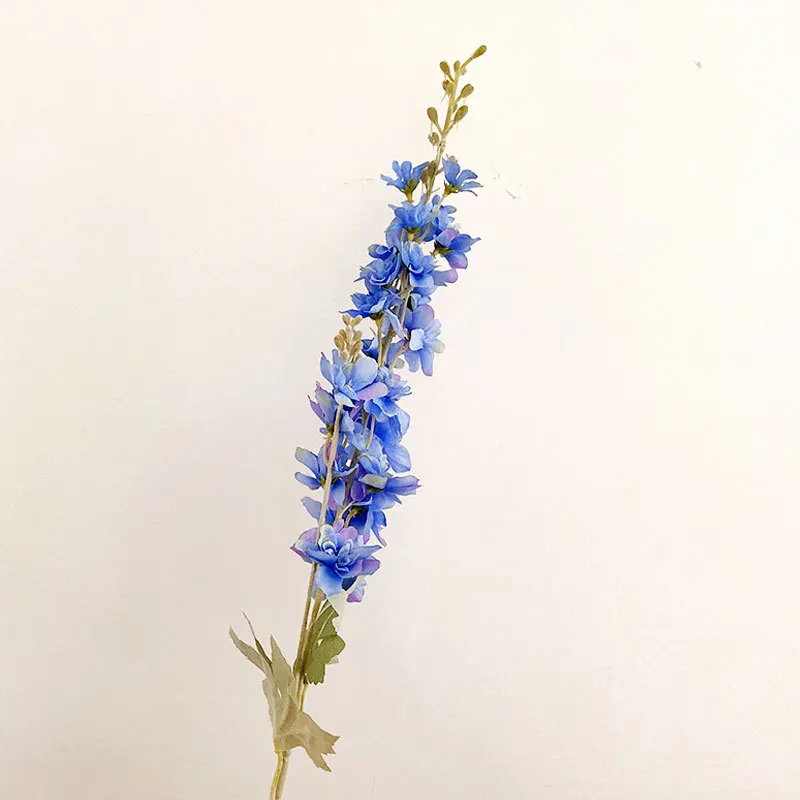 2 포크 인공 몰려 들고 Delphinium 꽃 웨딩 홈 장식 가구 꽃 웨딩 장식 히아신스 꽃