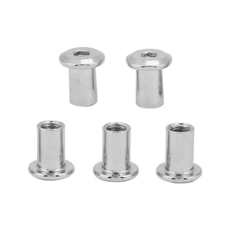 

Flat Hexagon Rivets Hexagon Socket Bolts Furniture Rivet Connectors Inserted Into Joint Socket Cap Nuts