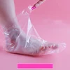 100Pcs Transprent Disposable Foot Bags Detox SPA Covers PE Plastic Foot Film Prevent Infection Chapped Feet Care Pedicure Tools 6
