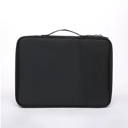 Portable Tablet Sleeve with Handle - Protective and Stylish Cover - Tab S7 FE 12.4inch (Cool Black)