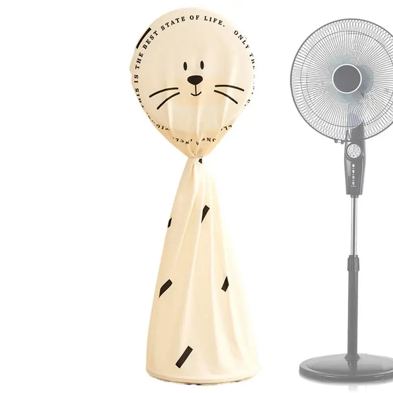 Universal Electric Fan Cover Dustproof Waterproof Household Floor Fan Covers Protective Washable Covers cartoon Home Accessory