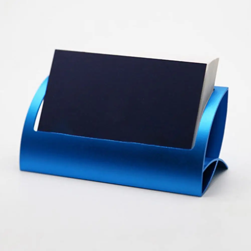 

Great Business Card Holder Sturdy Construction Rust-proof Durable Business Card Stand Memo Clip Holder