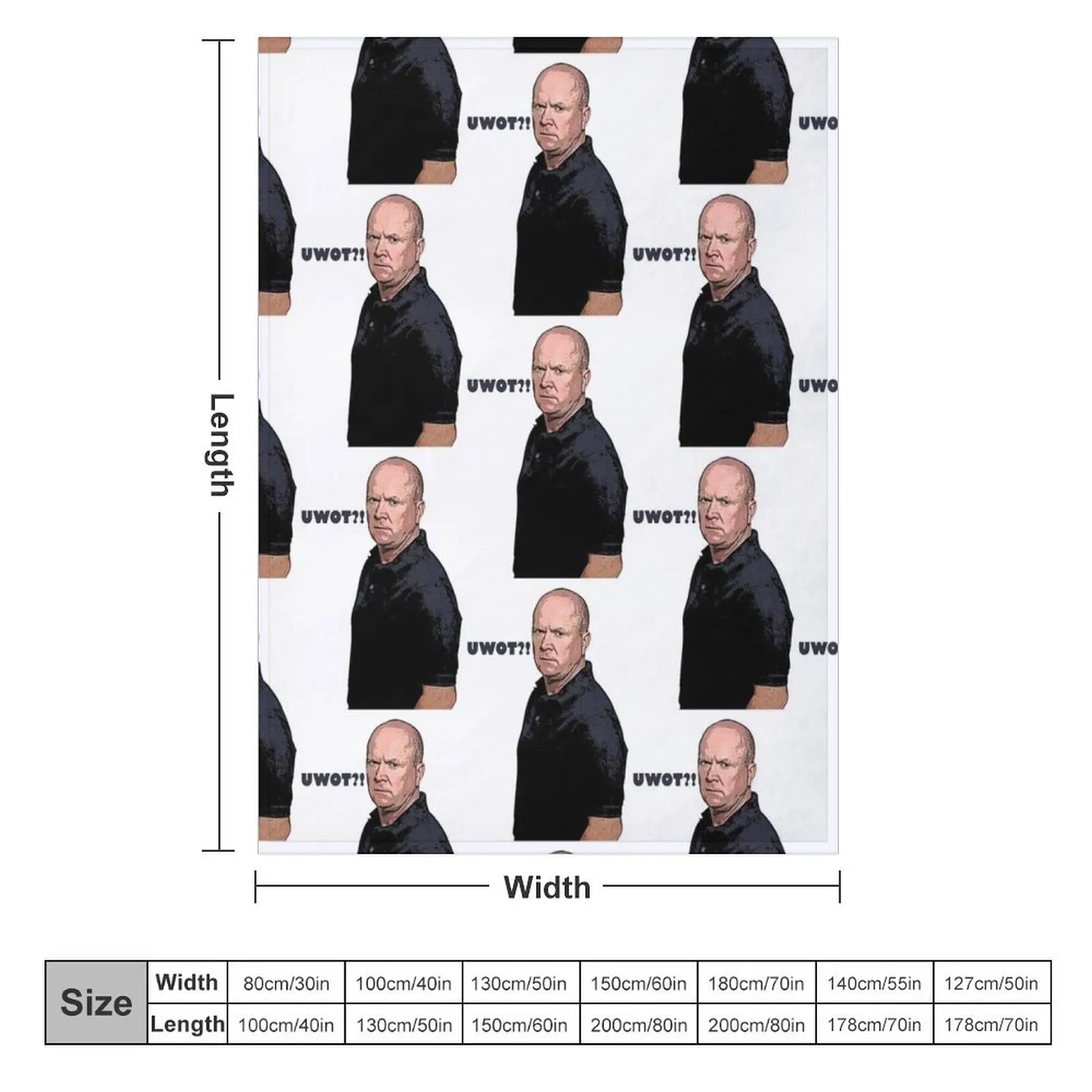 Phil Mitchell - EastEnders Throw Blanket Sofa Flannels Blankets 2