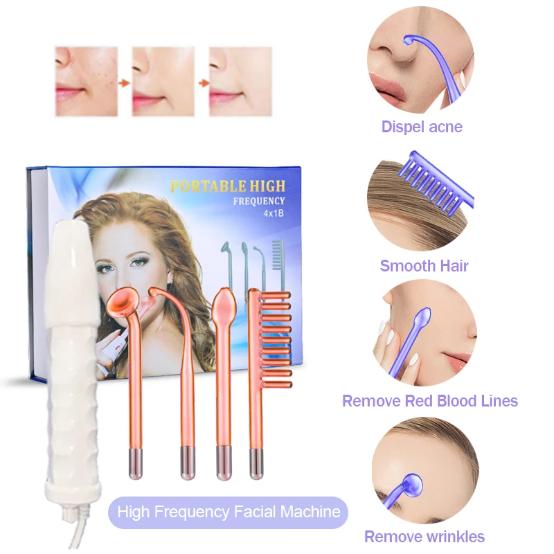 4In1 High Frequency Facial Machine Electrotherapy Wand Glass Tube Skin Tightening Device Beauty Products Anti Wrinkle Skin Care custom sundo trending products modern justelry counter display watch showcase watch watch watch glass display cabinet showcase