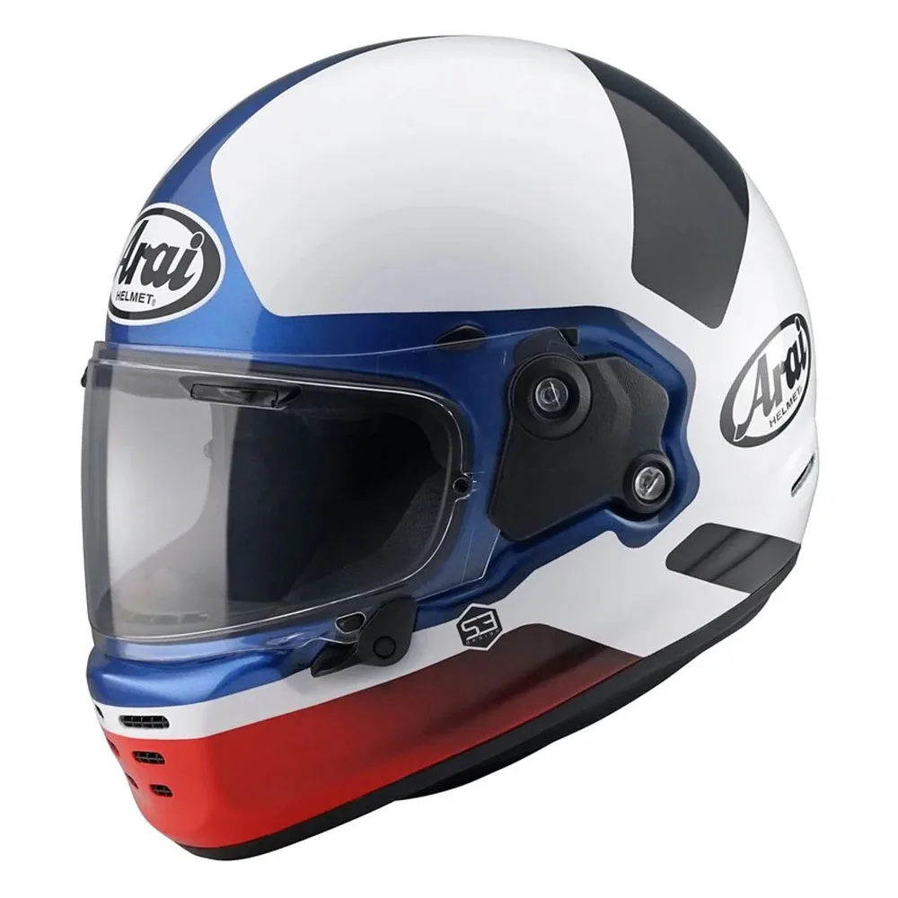 Casco Arai Concept-X Backer Bianco Blu Rosso