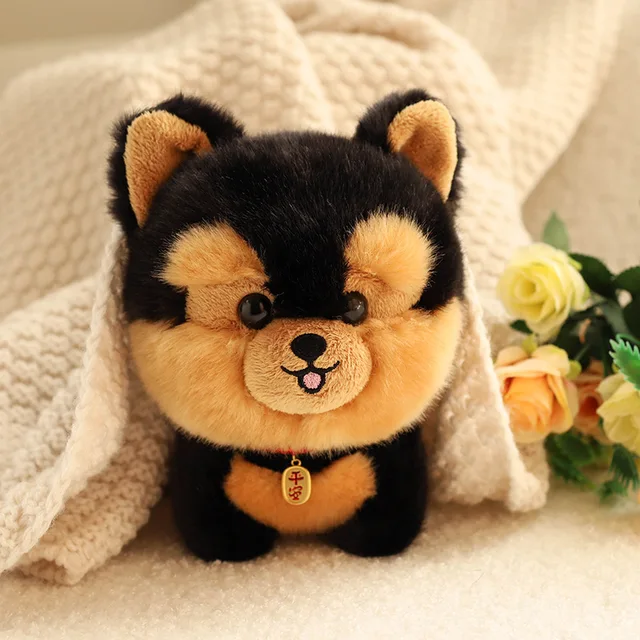 20cm Cartoon Kawaii Simulation Plush Dog Dog Doll Fun Cute Corgi Husky Dog Plush Toys Room Decorations Children Birthday Gifts