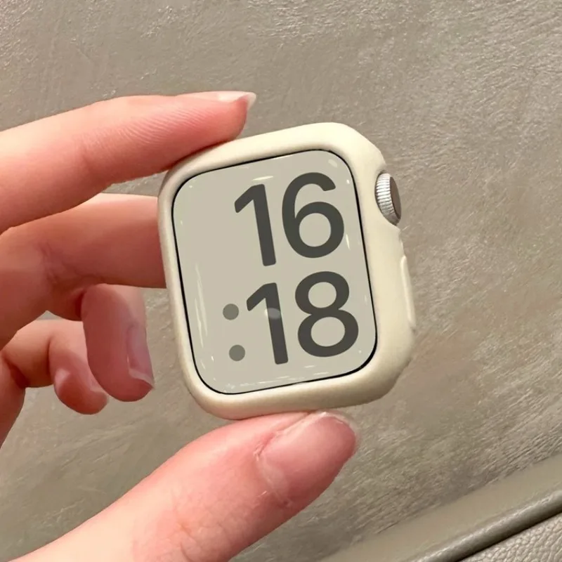 Full-Cover TPU Case IWatch 4/5/6/SE Unisex Soft Protective Shell Anti-Scratch Apple Watch Cover Lightweight Wearable Accessory