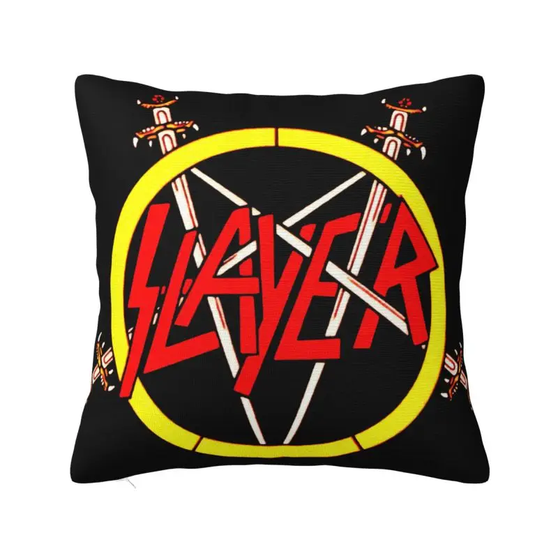 

Slayers Logo Nordic Pillow Cover Bedroom Decoration Heavy Metal Rock Cushion