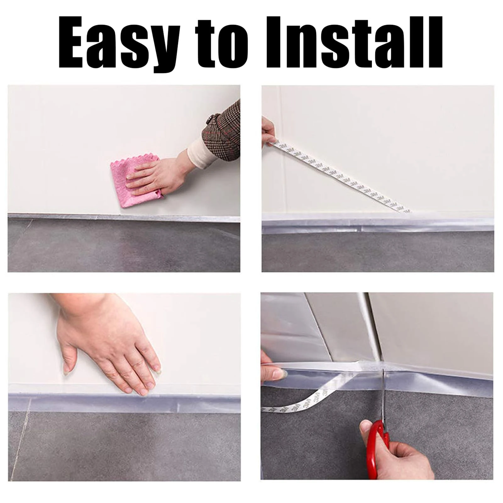 Weatherproof Self-Adhesive Door and Window Seal Strip