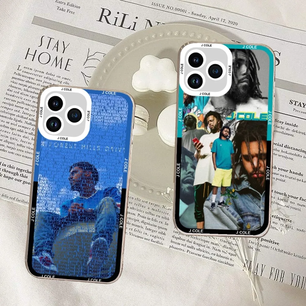 Capa-de-telefone-rapper-J-Cole-para-iPhone-concha-transparente-iPhone ...