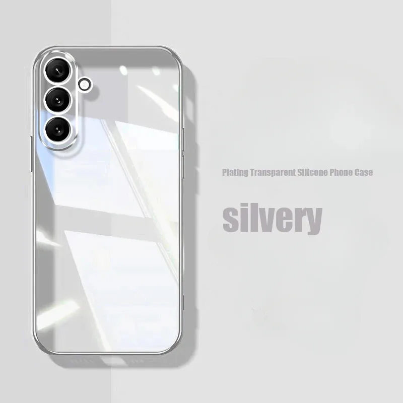 Luxury Glitter Plating Transparent Soft Phone Case
