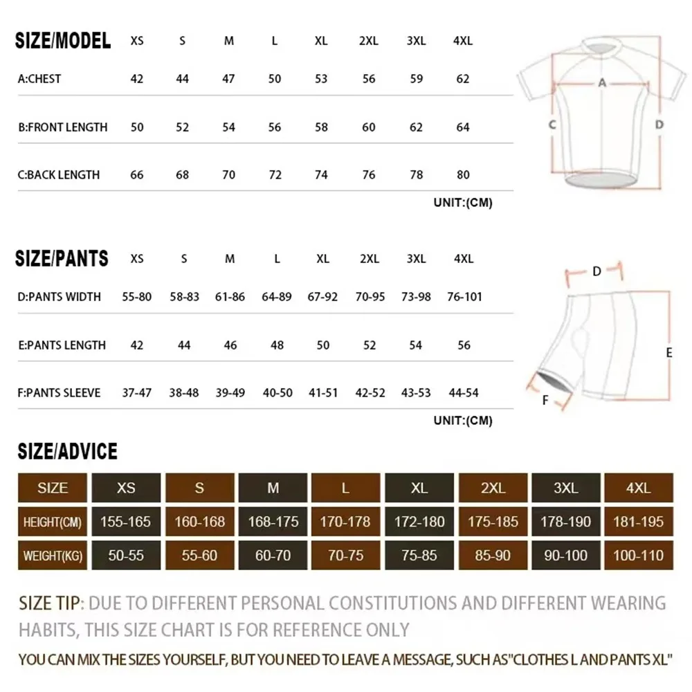 Description Picture 2 of itemNew Personalized Customized Team Bike Uniform Free Design Custom Team Name Cycling Clothing Summer Short Sleeves Cycling Jerseys