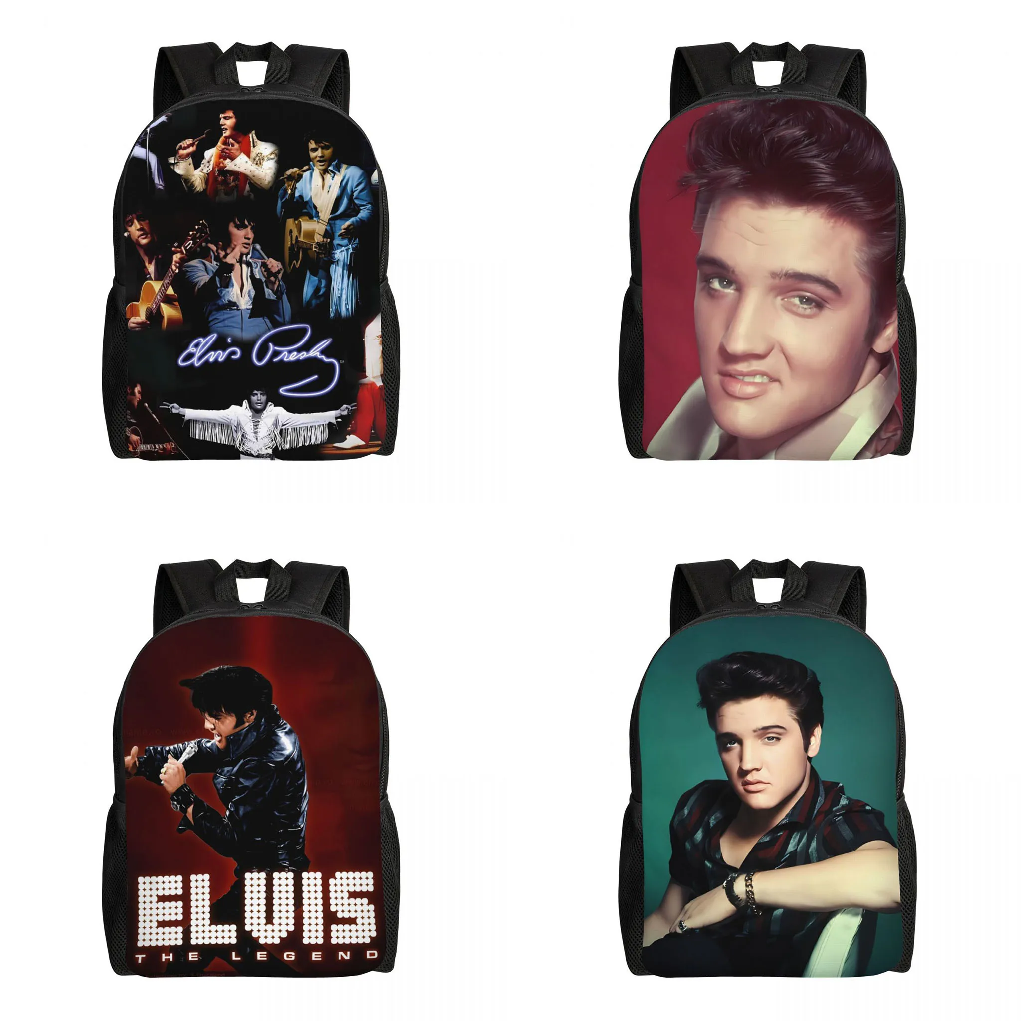 

Elvis Presley Travel Laptop Backpack Bookbag Casual Daypack College School Computer Bag for Women & Men