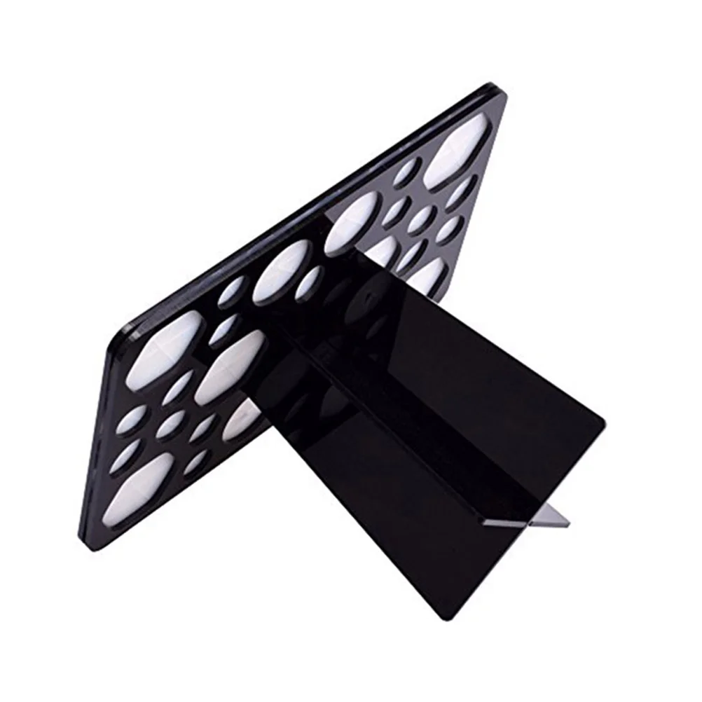 

Foldable Brush Holder Shelf Makeup Air Dry Drying Rack Nail Organizer
