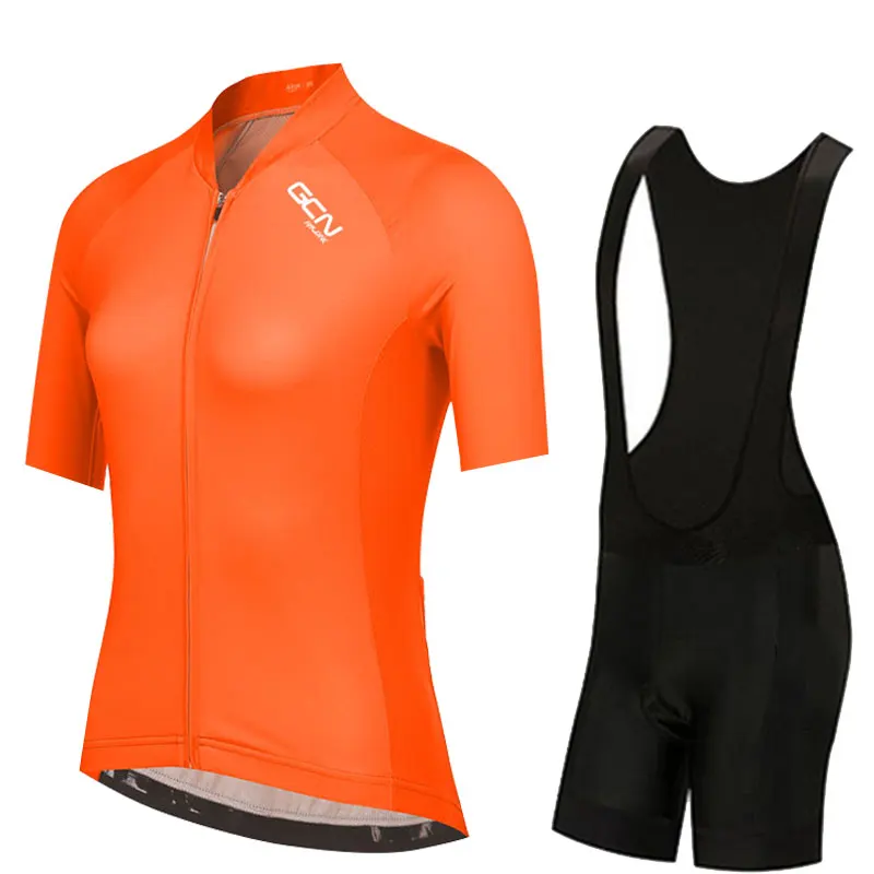 

Cycling Jersey Set for Women, Short Sleeves, Racing Clothing, Mountain Bike, Racing, Summer, 2023