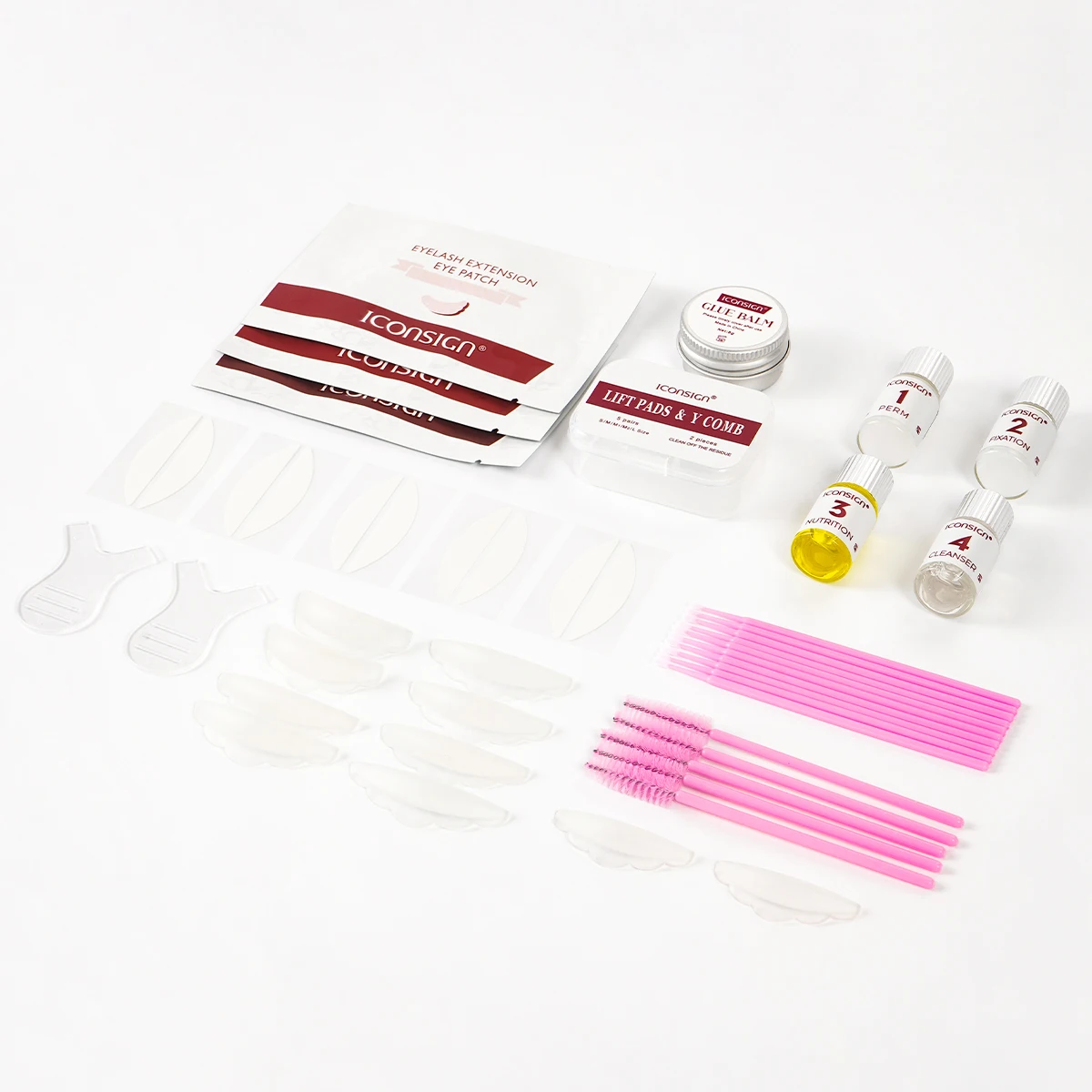 ICONSIGN Glue Balm Lash Lift Kit Cysteamine Professional Eyelash Keep 90 Days Curly Lifting Beaty Gift Kits Makeup Tools Sets