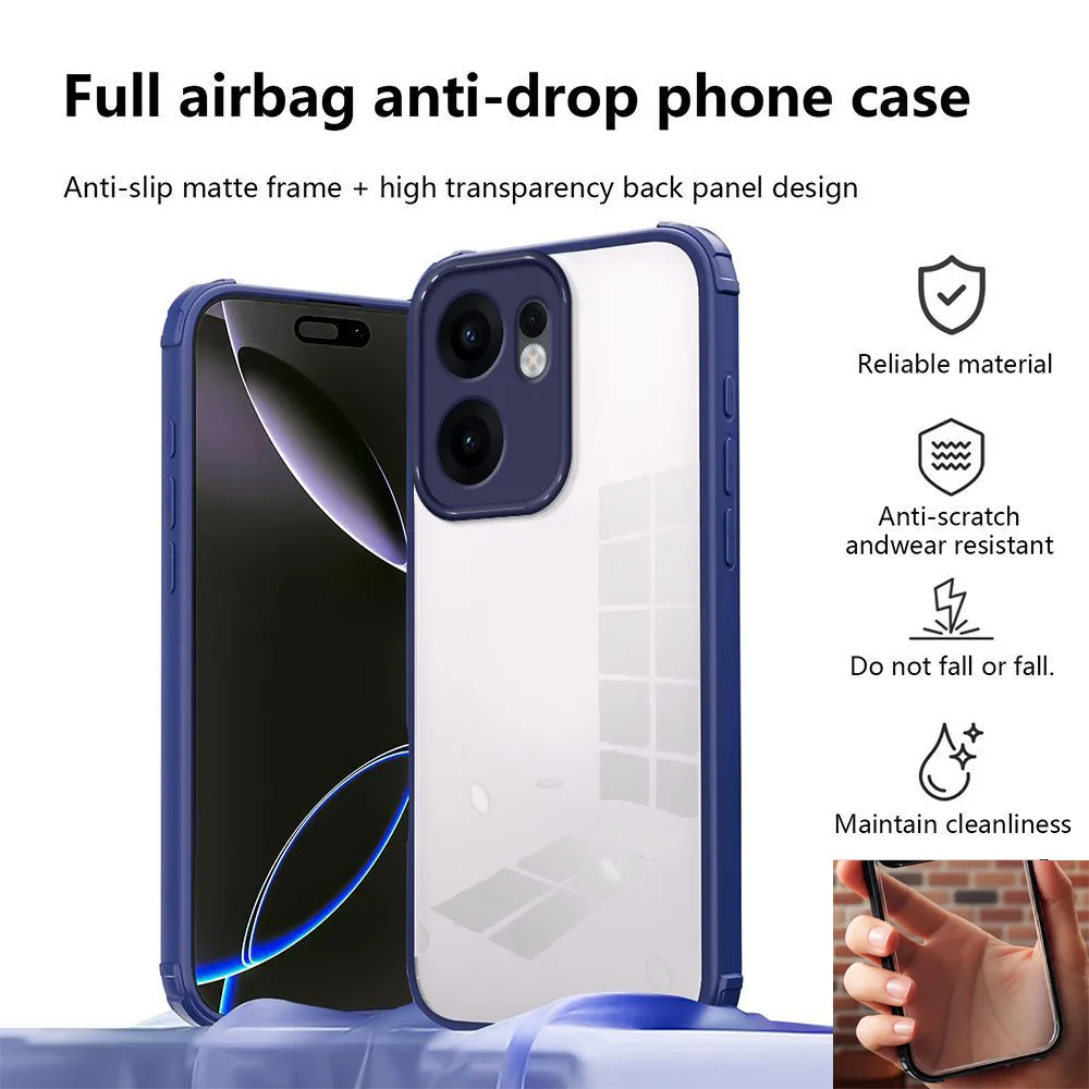 Anti-Drop Shockproof Hard Acrylic Back Phone Case