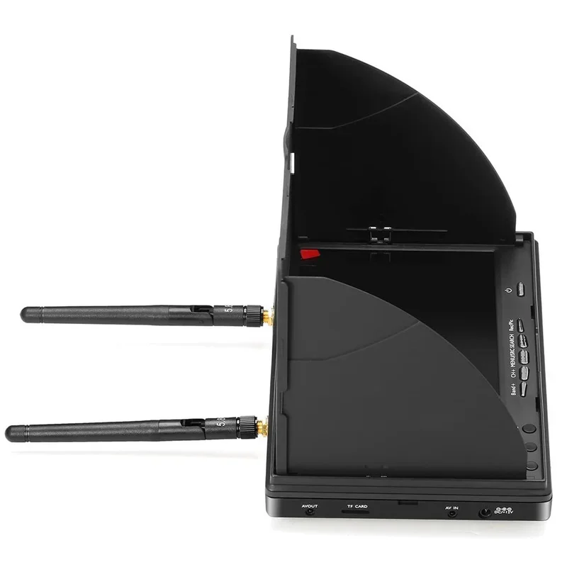 Moniteur FPV 7 pouces 5.8G 40CH DVR avec batterie intégrée