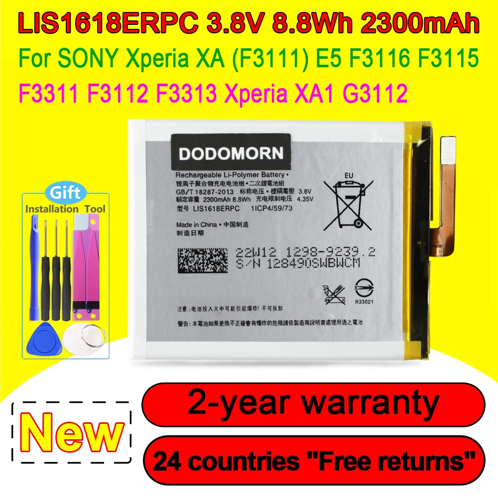 Ricambio Per Tasto Power E Volume Compatibile Con Sony Xperia XA1 (G3121, G3123, G3125)
