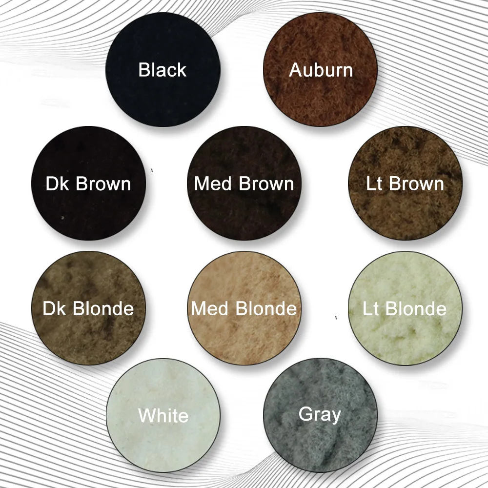 9 Colors toppik Hair Fibers Keratin, 12g，grams of filled thin or sparse hair, instant dense, plump hair, men and women