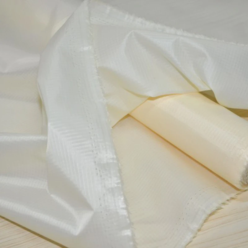 1 m leichter, wasserdichter Stoff, Polyester-Taft, Ripstop, wasserdichter PU-beschichteter Stoff zum Selbermachen, Nähen, Regenmantel, Einkaufstasche – Detail 3