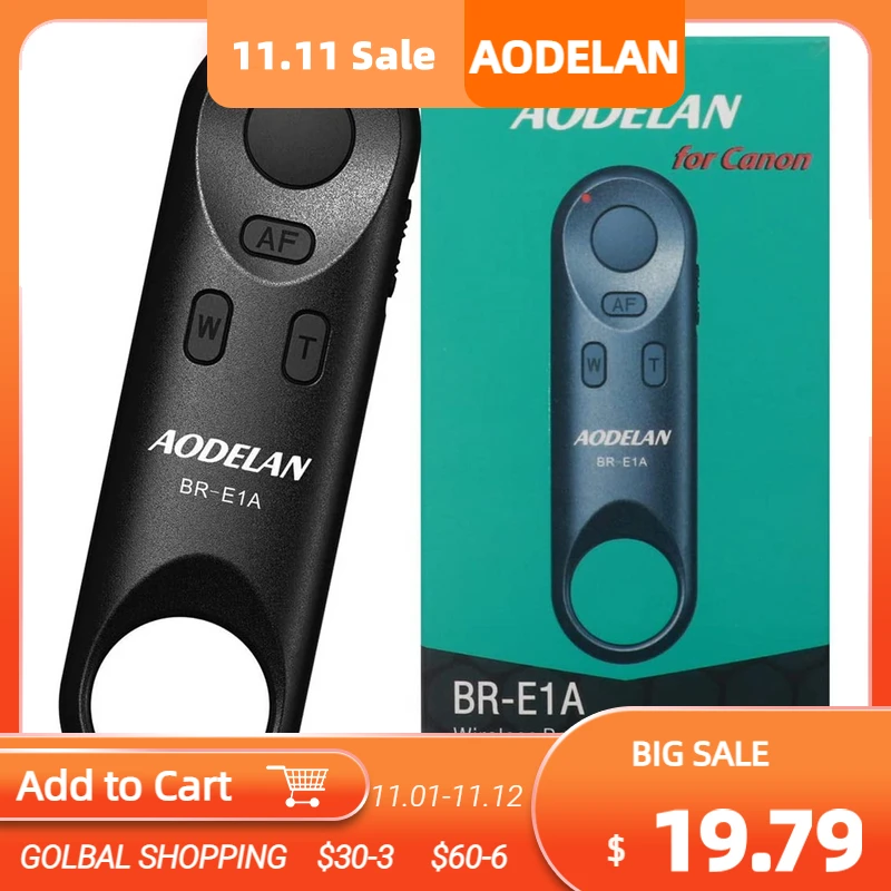 Aodelan Bre1 Wireless Remote Control Shutter Release For Canon Eos R3
