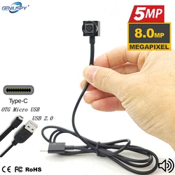 8MP IMX179 Type-C AF AutoFocus Webcam 1080P High Speed UVC OTG 2592*1944 30FPS USB Camera Module 5MP 8MP Mini CCTV Surveillance