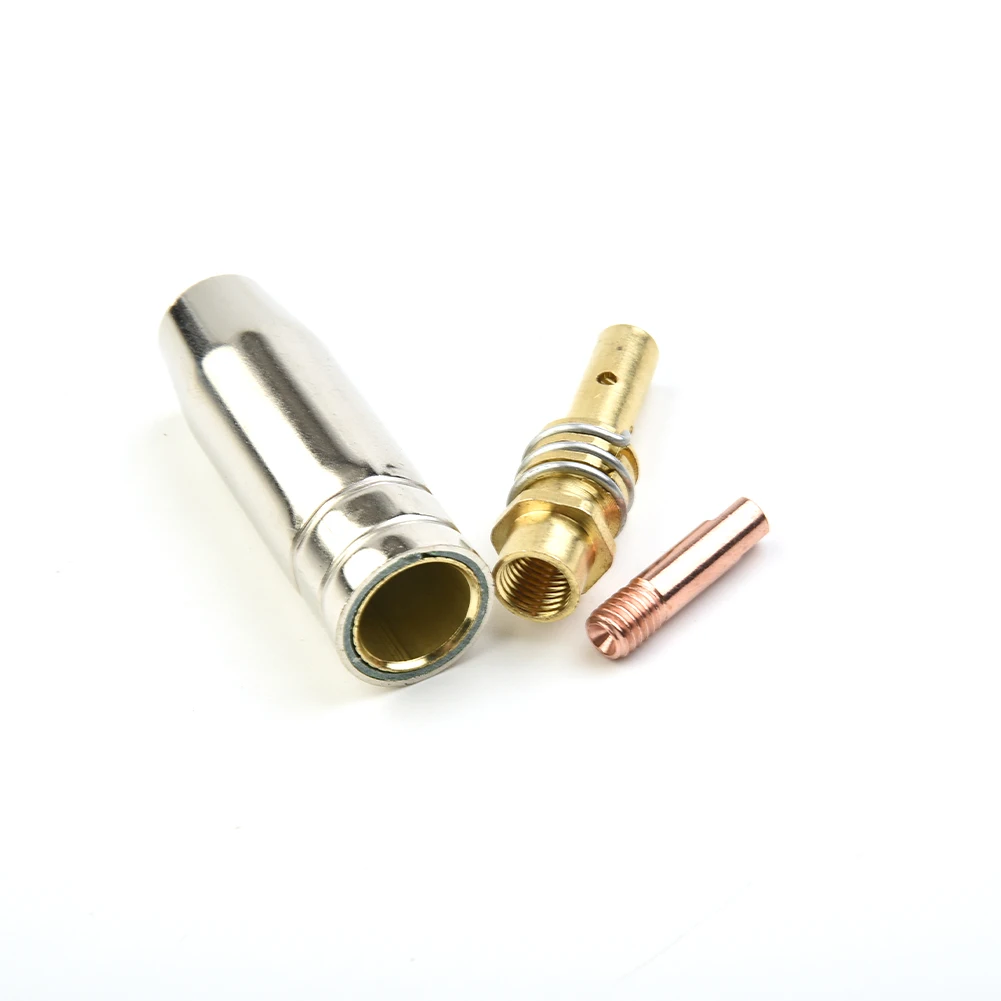 3pcs Gas Nozzle Welding Accessories CO2 MIG Torch Gas Nozzle Tip Holder  Contact Tip MIG MAG Welding Torch Part Tool