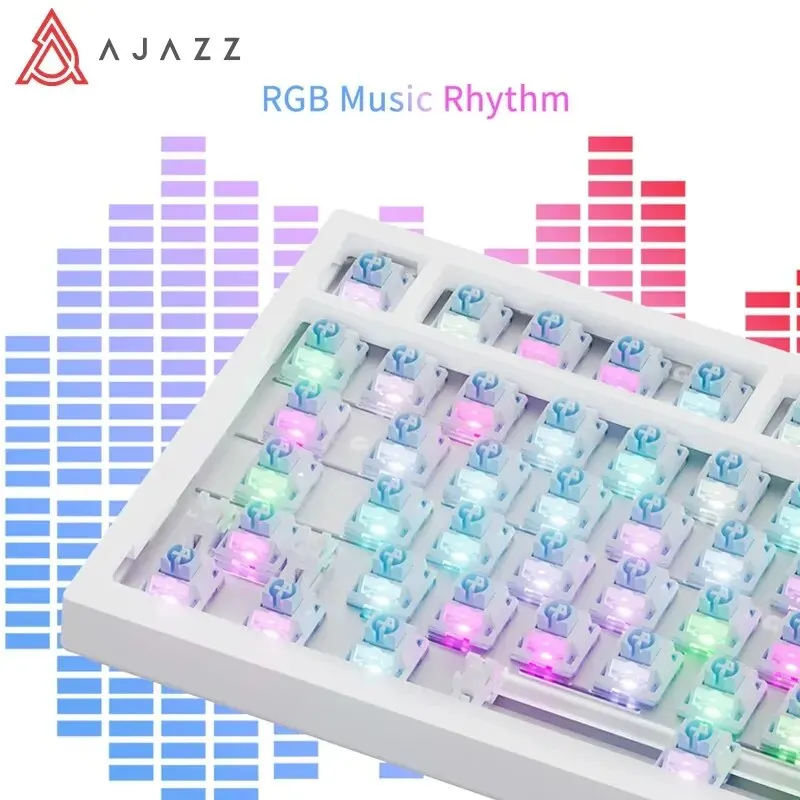Ajazz ӿ  Ű,  ̸ Ű, PC ƮϿ Ŀ Ŷ, 82 Ű, Ak820
