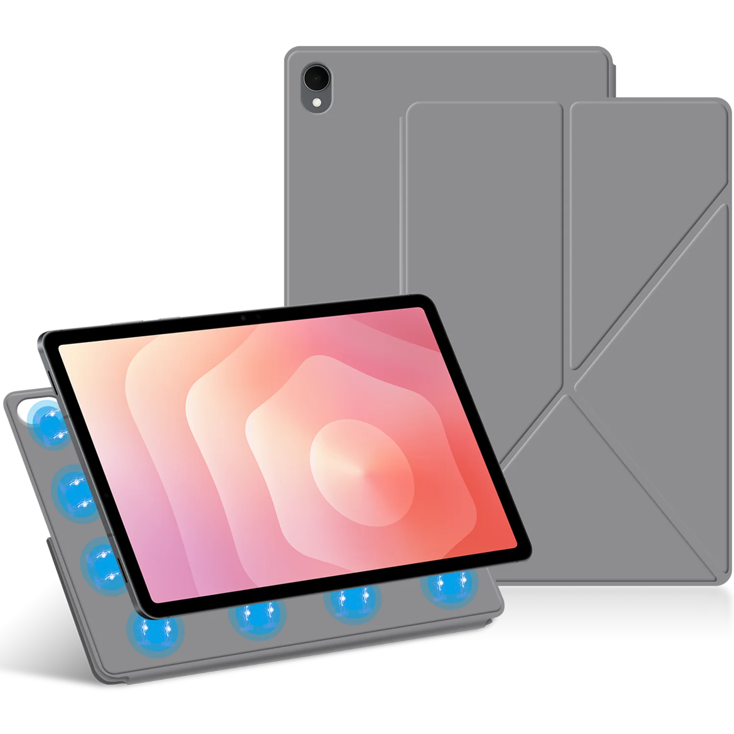 Enhanced Multi-Folding Stand Magnetic Smart Case