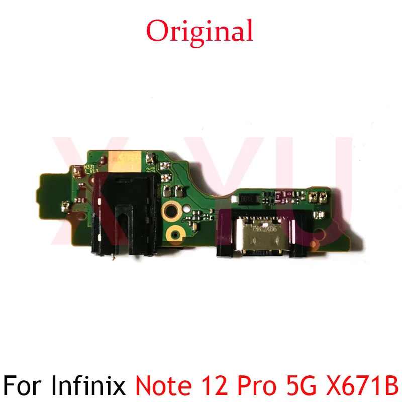 

Оригинал для Infinix Note 12 Pro 5G X671B X671 / Note 12 VIP X672 USB-порт для зарядки док-станции гибкий кабель