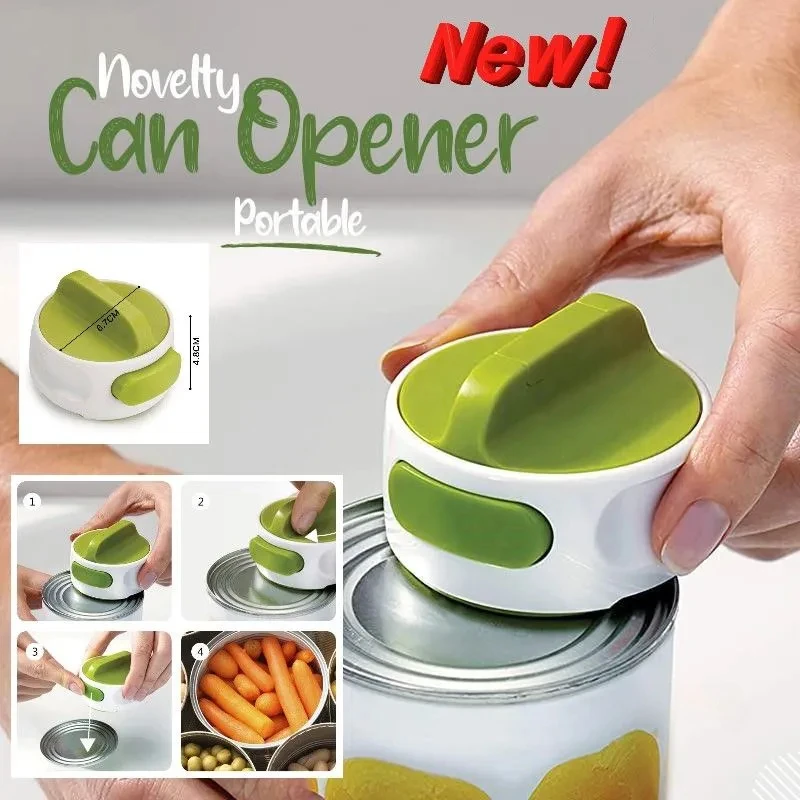 Curated visual reference: Visual Reference: Portable Can Opener Stainless Steel Manual Rotary Cap Screwing Device
