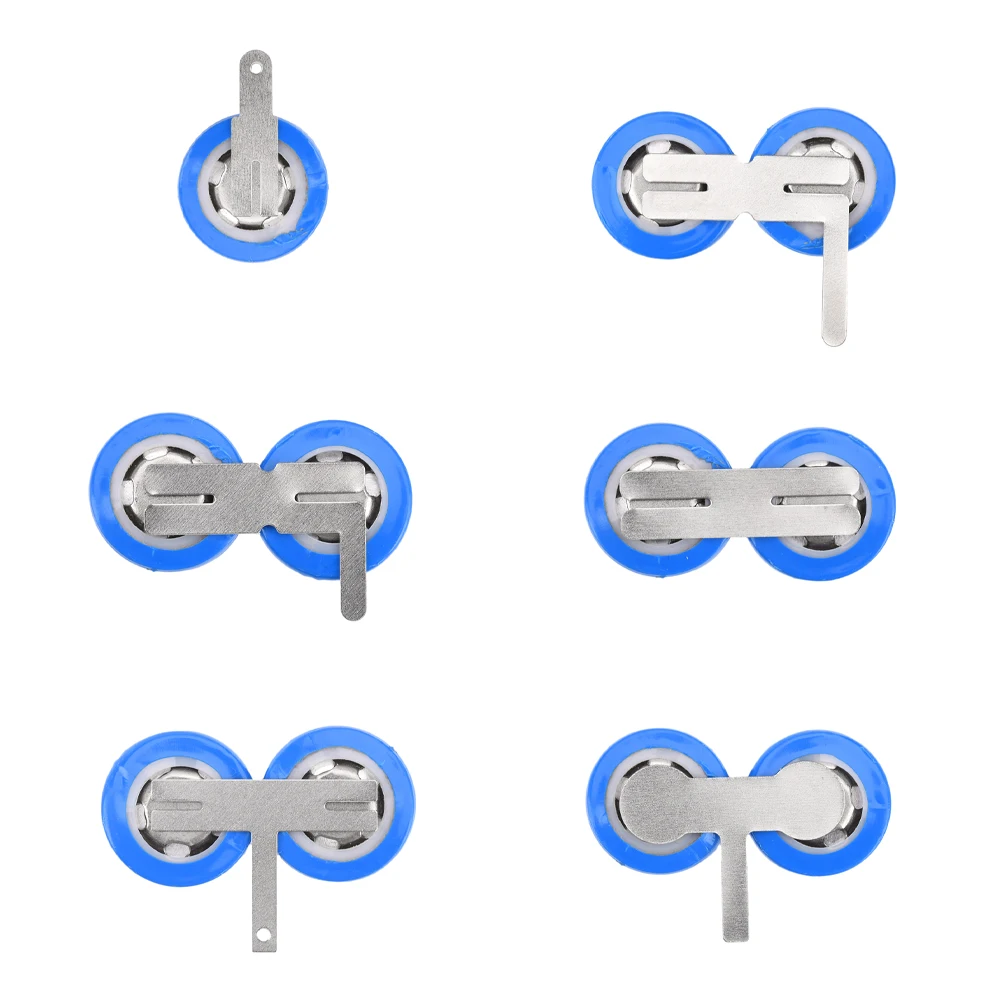 100 pièces 18650 batterie au lithium feuille de nickel batterie polygonale feuille de nickel pour la machine de soudage par points