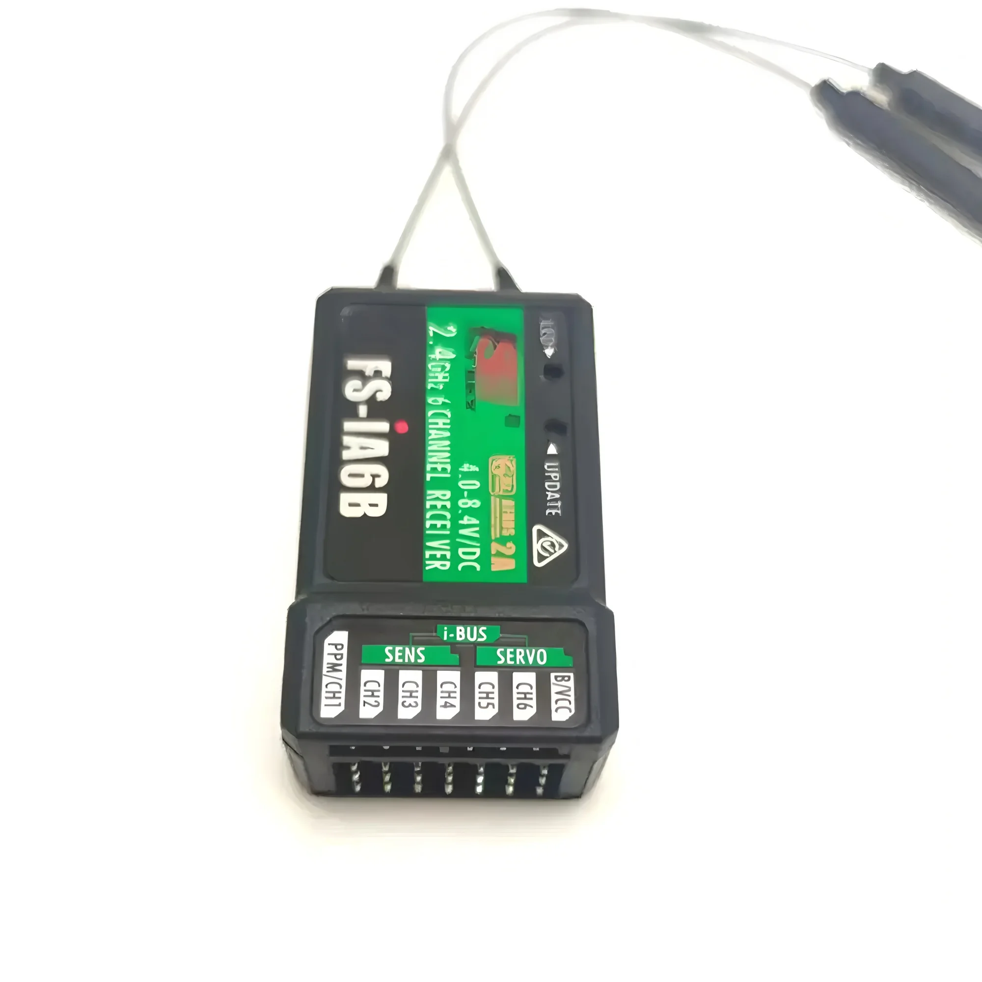 Récepteur RC Flysky FS-iA6B 6CH 2.4GHz Double Antenne - Pièces Électronique RC