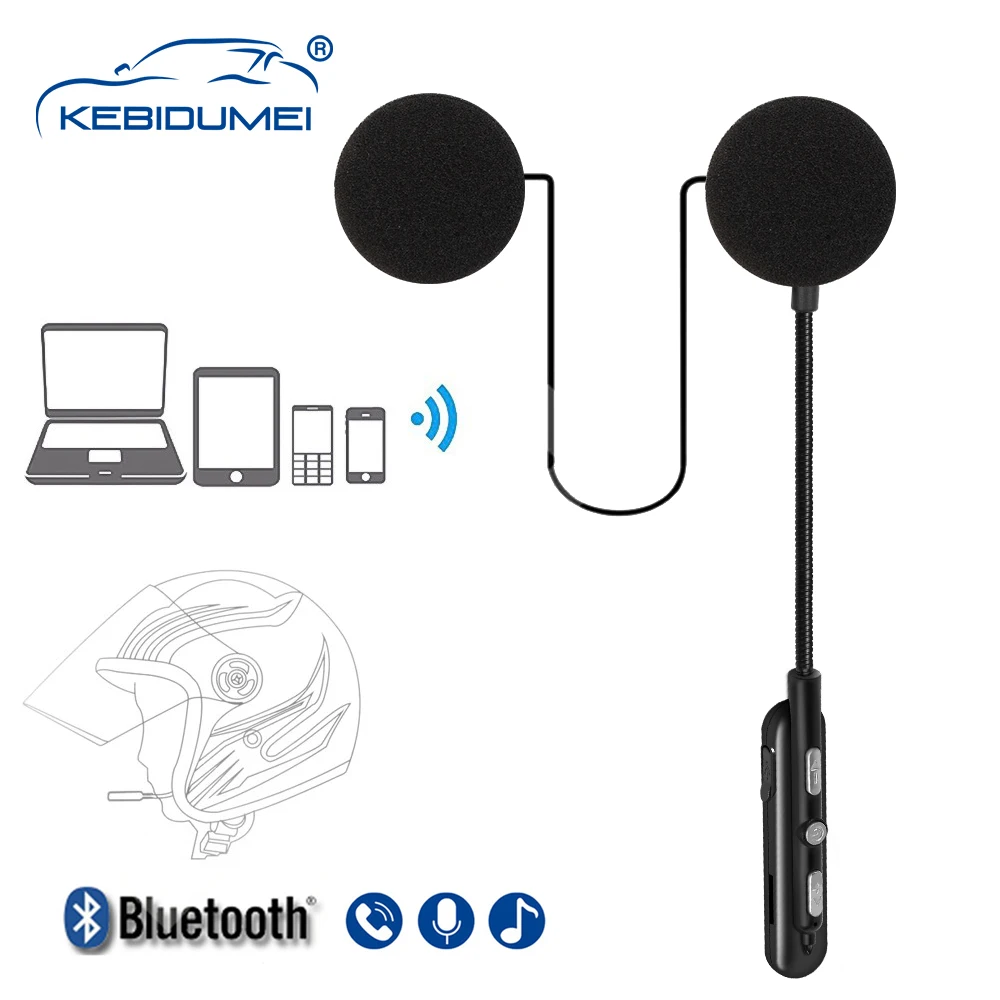 

Motorcycle Helmet Headset Bluetooth V5.0 Motor Wireless Stereo Earphone Speaker Support Handsfree Call Mic for Rider