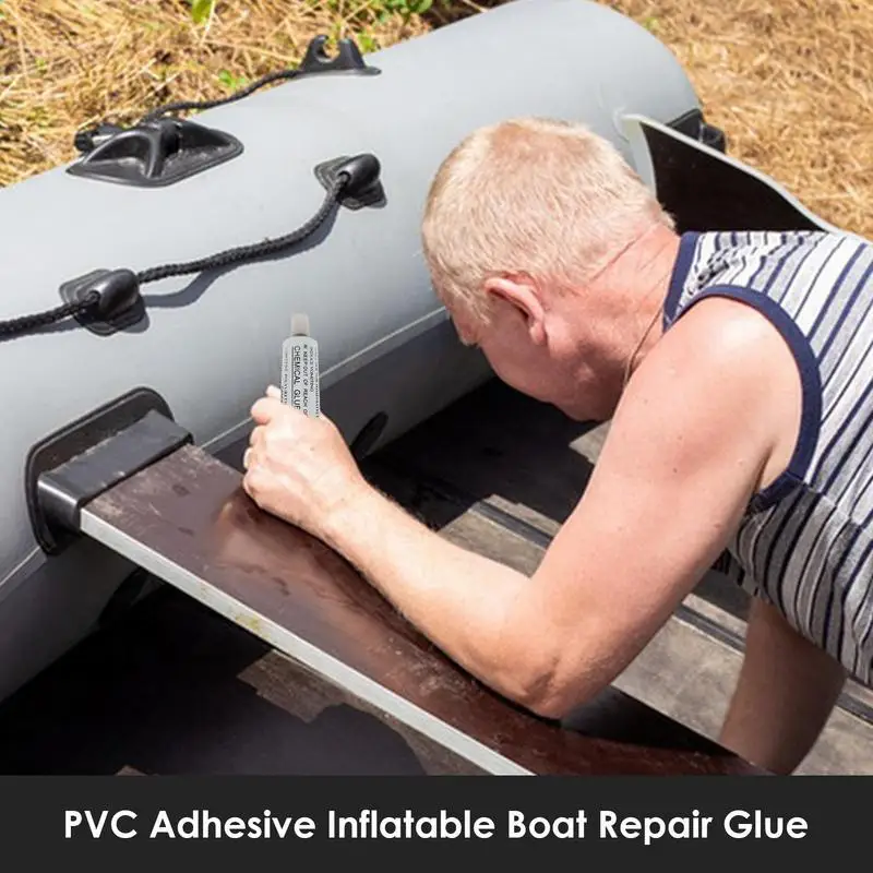 Inflatable Boat Glue 30ml PVC Glue for Inflatable Boat Repair Bonding Supplies for Paddle Kayak Air Cushion Patch