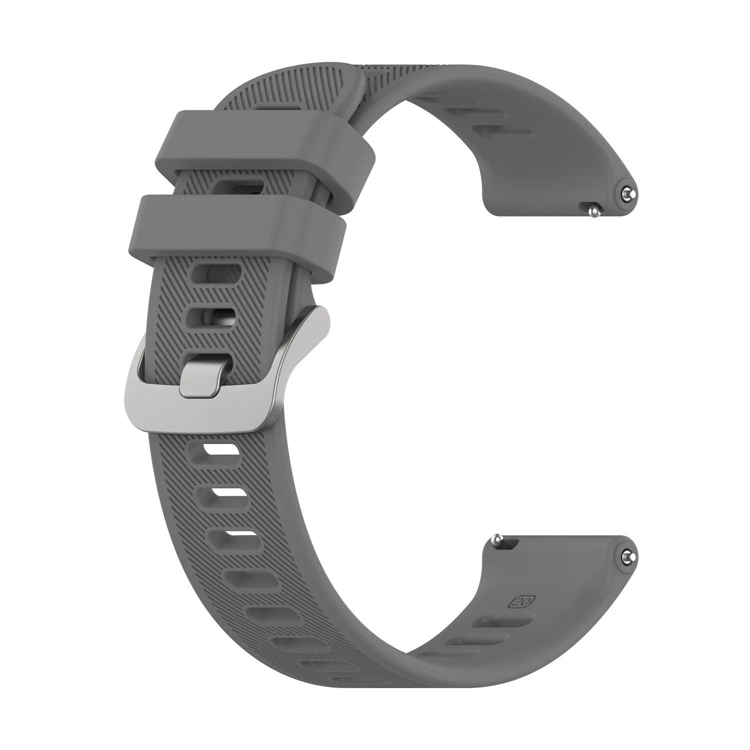 Premium 20mm Silicone Smart Watch Band - Versatile Fit