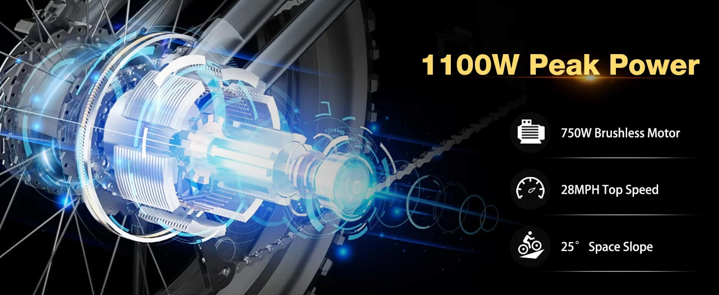 750 watt motor ebike