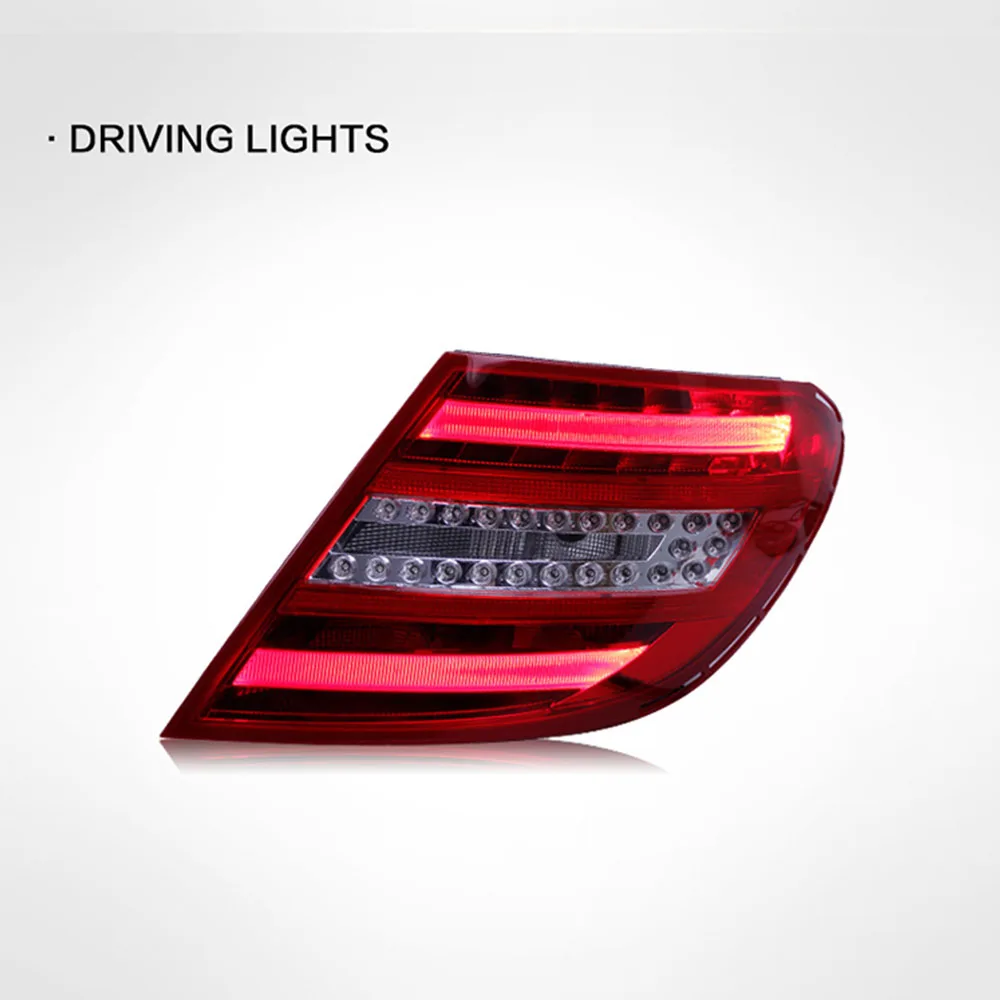Feu Arrière LED Droite Pour Mercedes Classe C W204 (2011-2014) - Modèle 2049060503 / 2049060203 - Améliore La Sécurité