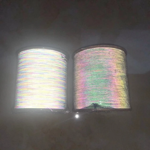 Colorful Double-Sided Reflective Silk Reflective Yarn for Embroidery -  China Silver Reflective Yarn and Reflect Yarn price