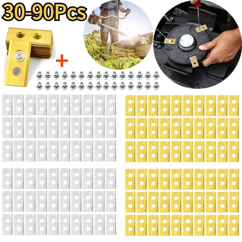 Ensemble de Lames de Remplacement pour Tondeuse à Gazon Robot Worx Landroid, en Acier Inoxydable, 30/90 Pièces 1