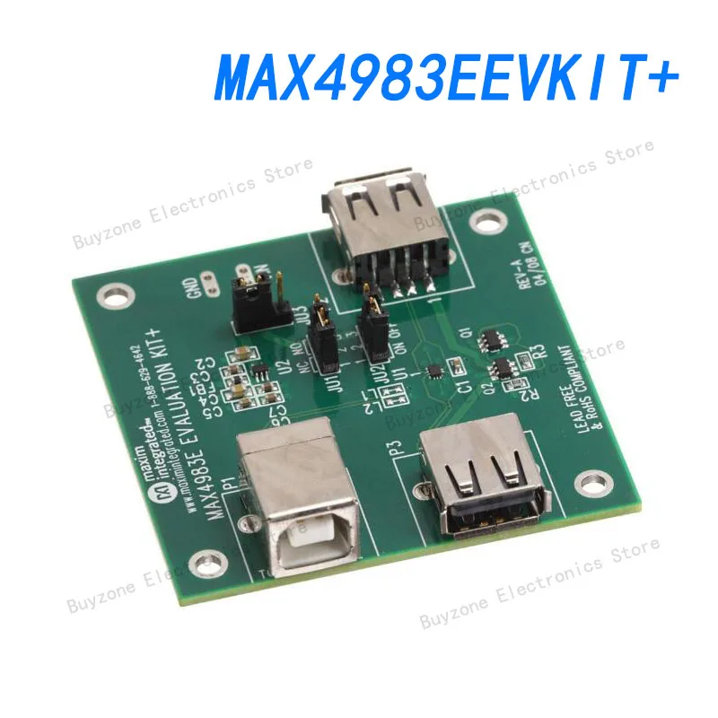 

MAX4983EEVKIT+ Evaluation kit, MAX4983E high electrostatic protection bipolar double throw (DPDT) switch