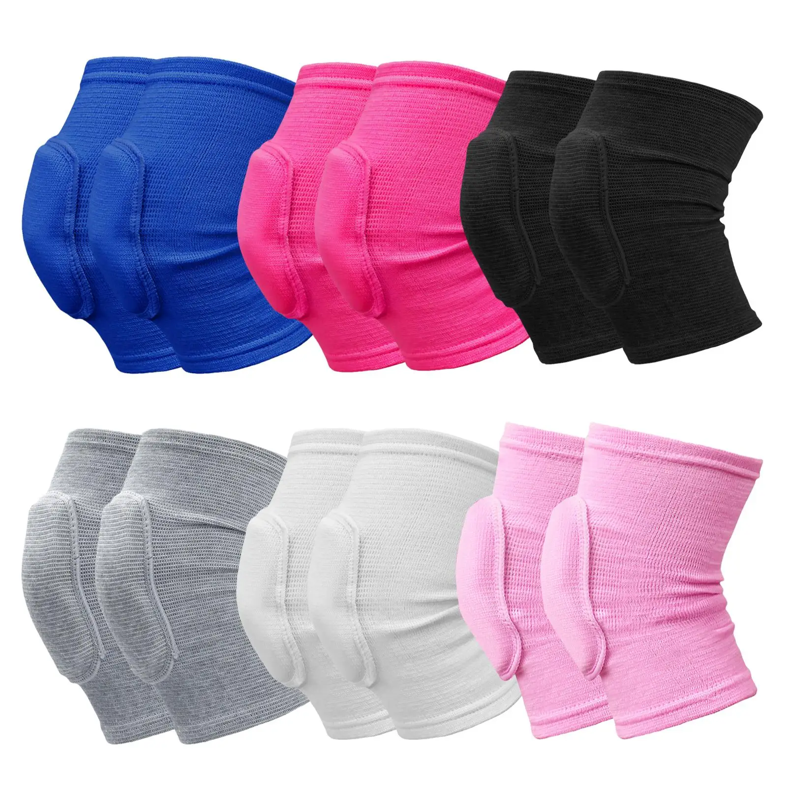 Sports Compression Knee Pads Elastic Knee Protector Thickened Sponge Knees Brace Support For Dancing Workout Training 2PCS knee pad knee support knee brace knee wraps