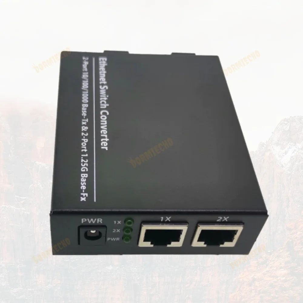 New Arrival Fiber Media Converter 2G2E Gigabit Ethernet Switch Optical Transceiver 100/1000M Receiver 20km SC Singlemode FTTH