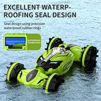 YDJ-D857 Remote Control Stunt Car 2.4GHz Transforming Amphibious Remote Control Car Remote Control Mode Twist and Transform 2