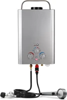 Chauffe-eau électrique sans réservoir 41 000 BTU 1,58 GPM avec affichage numérique, multi-protection, étanche IPX3, portable pour camping et camping-car 1